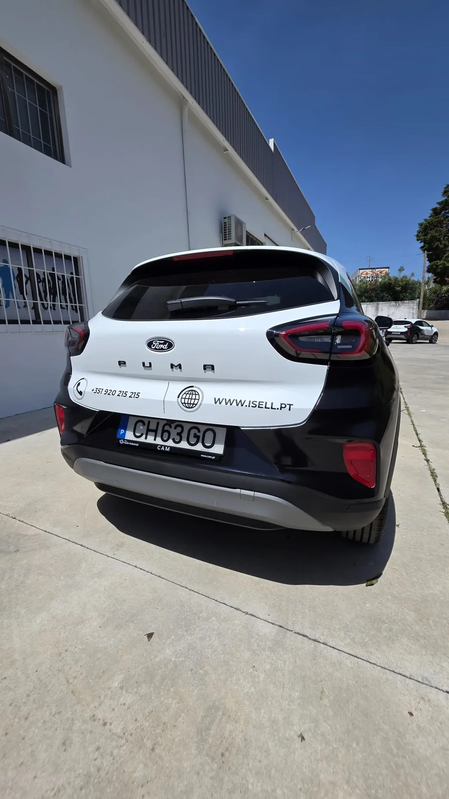 iSell & Repair Ford Puma — traseira com contactos