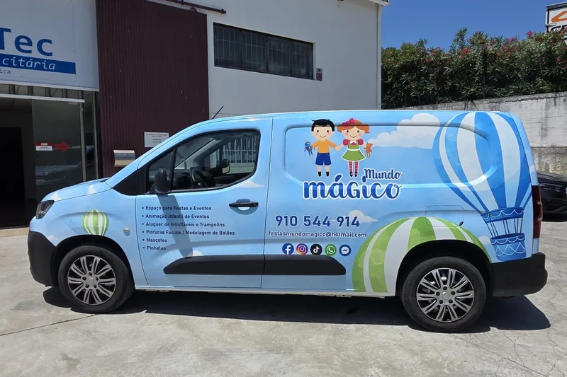 Decoração de viatura escolar – projecto Publitec